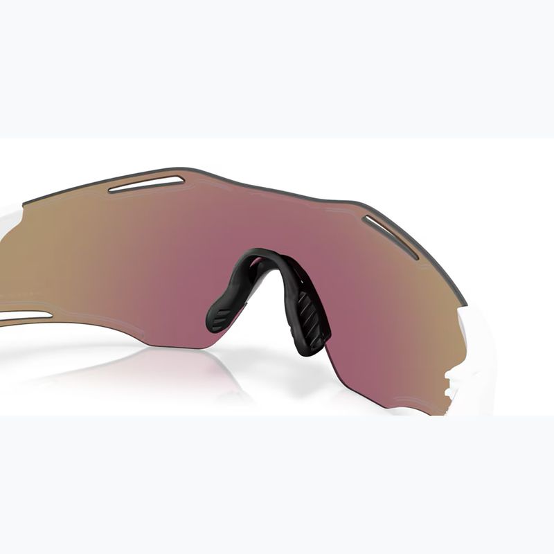 Oakley Cybr Zero polished white/prism sapphire sunglasses 7