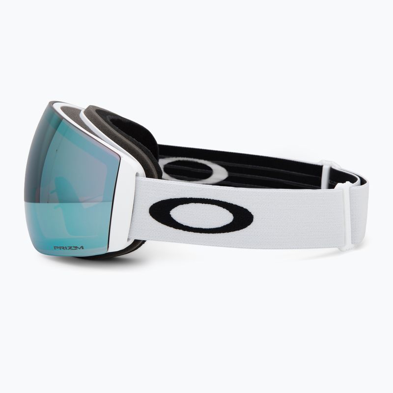 Ski goggles Oakley Flight Deck Pro M matte white/prizm sapphire/prizm sage go 5
