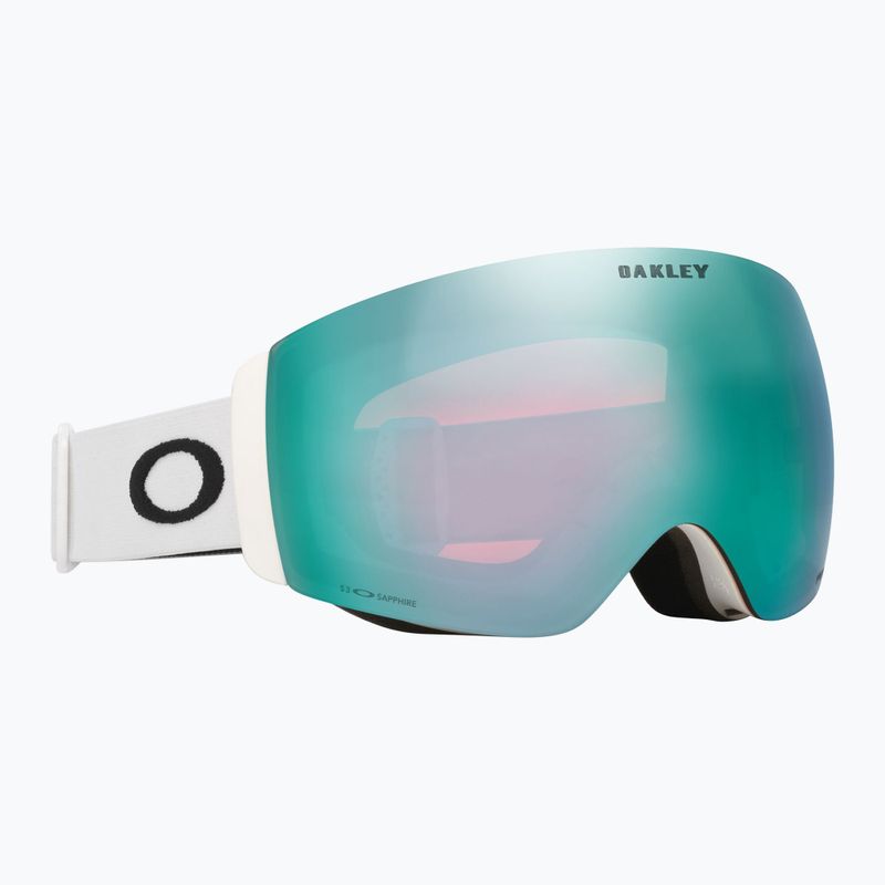 Ski goggles Oakley Flight Deck Pro M matte white/prizm sapphire/prizm sage go