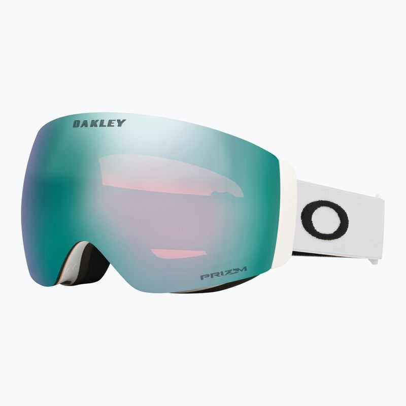 Ski goggles Oakley Flight Deck Pro M matte white/prizm sapphire/prizm sage go 5