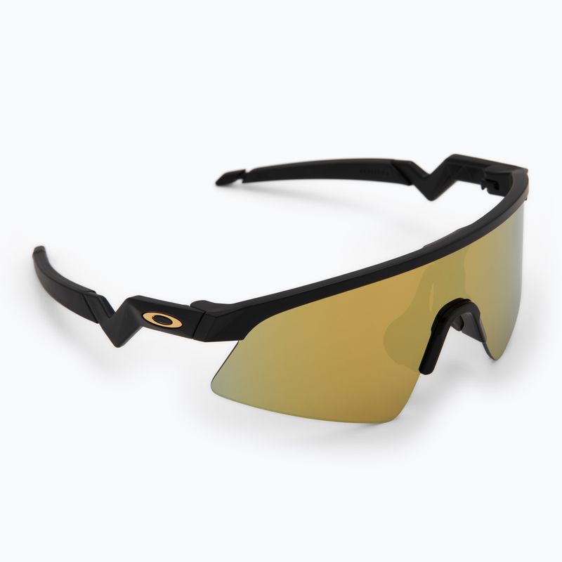 Children's sunglasses Oakley Resistor Sweep polished matte black/prizm 24k