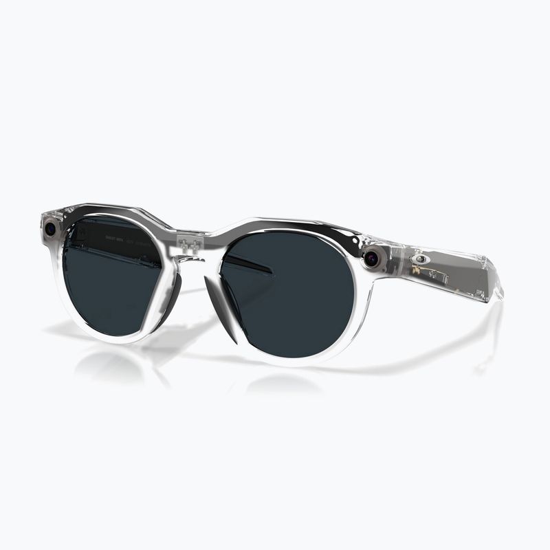 Glasses with a camera Oakley Meta HSTN clear/transitions grey