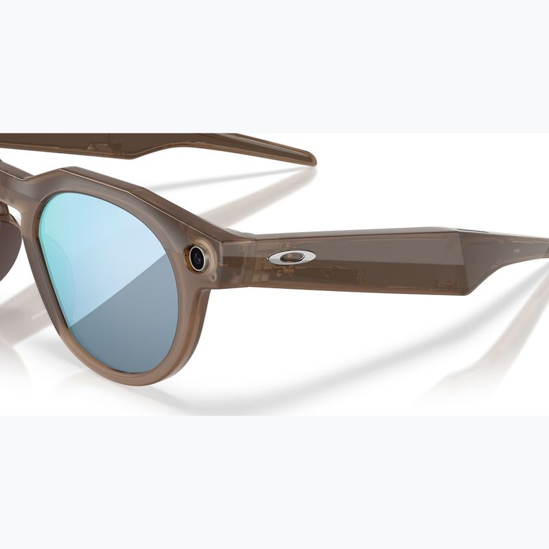Glasses with a camera Oakley Meta HSTN brown smoke/prizm deep water polarized 7