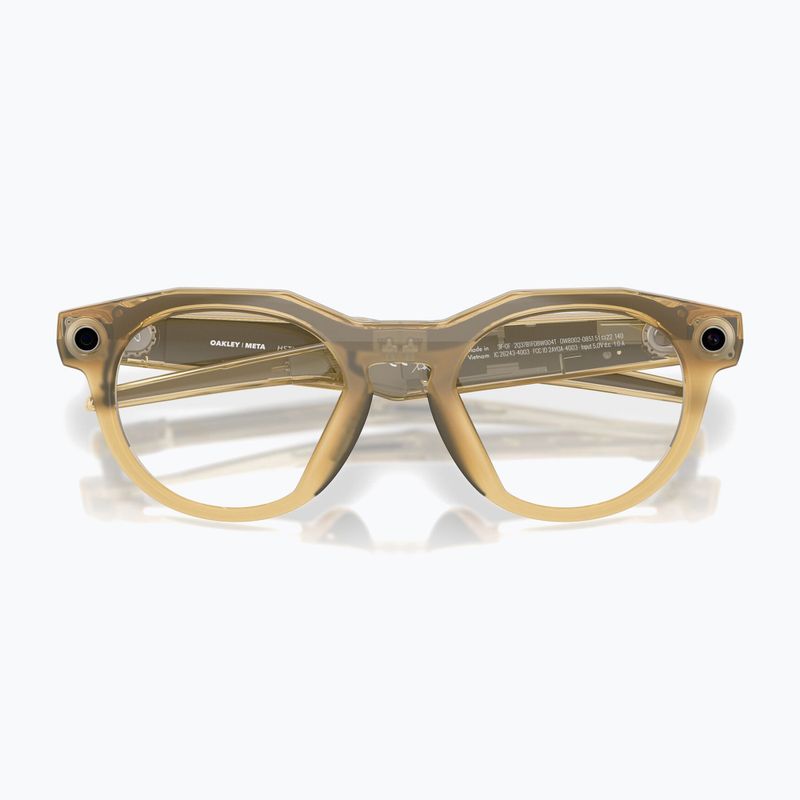 Glasses with a camera Oakley Meta HSTN light curry/transitions brown 5