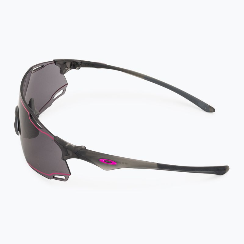Sunglasses Oakley Cybr Dyno matte grey smoke/prizm grey with pink ink 4