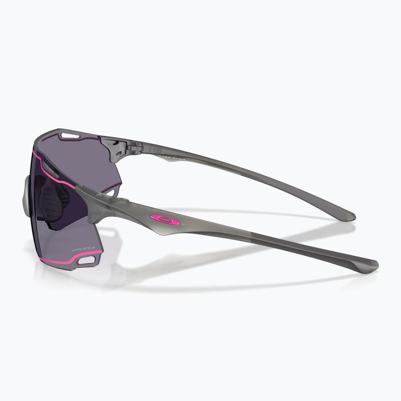 Sunglasses Oakley Cybr Dyno matte grey smoke/prizm grey with pink ink 5