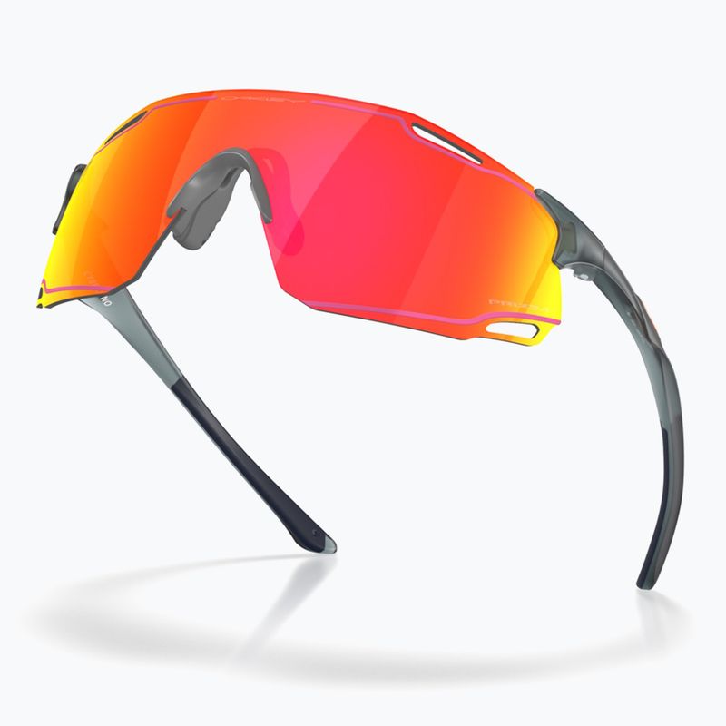 Sunglasses Oakley Cybr Dyno matte crystal black/prizm ruby with pink ink 4