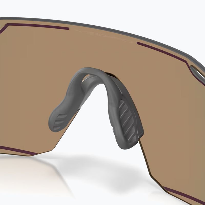Sunglasses Oakley Cybr Dyno matte crystal black/prizm ruby with pink ink 7