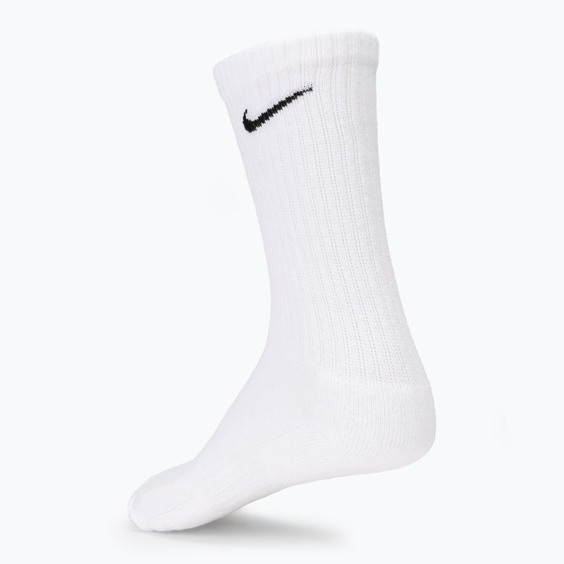 Nike Everyday Cushioned Crew socks 3 pairs white/black 2