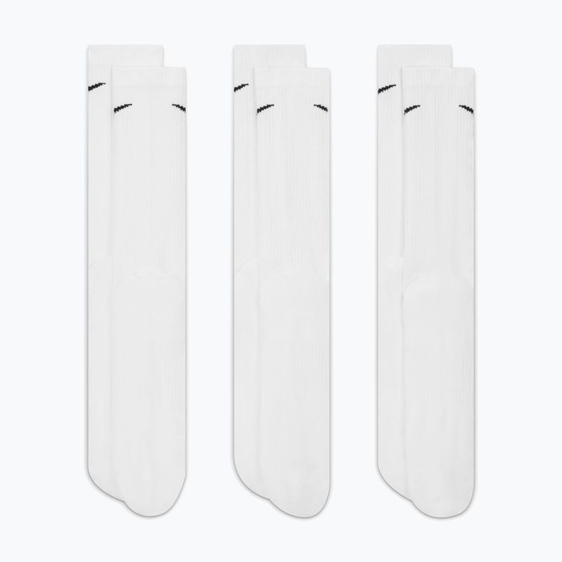 Socks Nike Everyday Plus Cushioned 3 pairs white/black 4