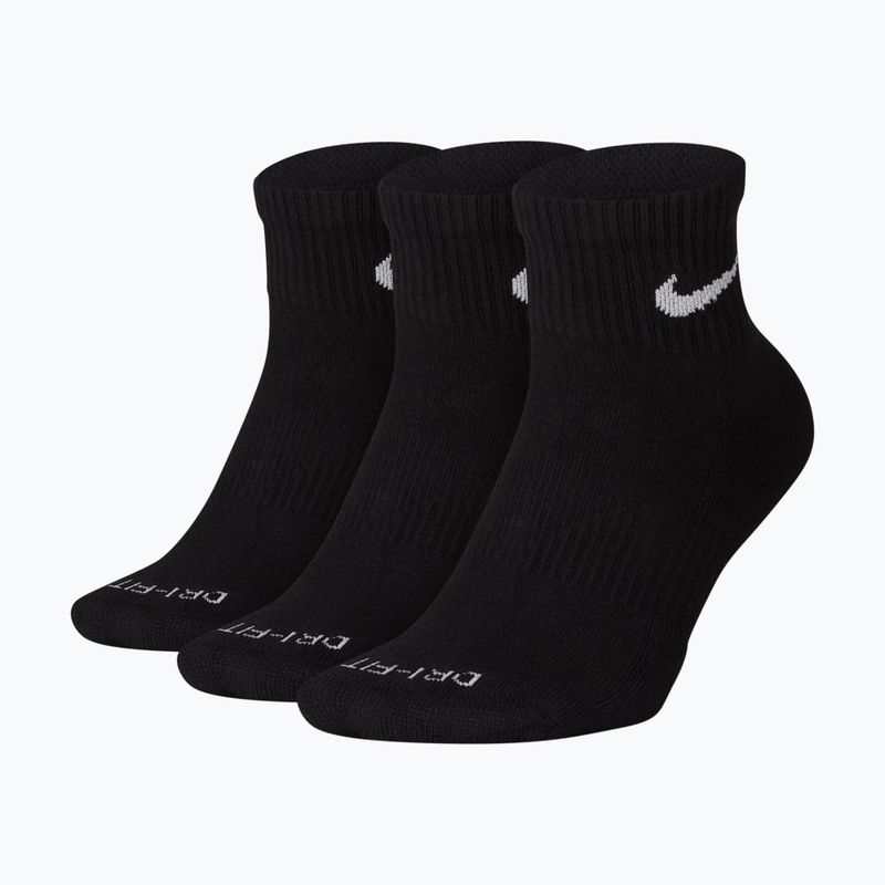 Socks Nike Everyday Plus Cushioned Ankle 3 pairs black/white