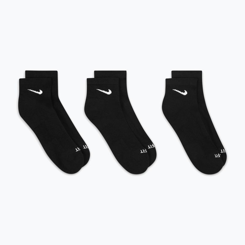Socks Nike Everyday Plus Cushioned Ankle 3 pairs black/white 4