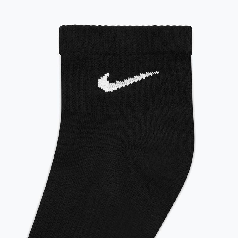 Socks Nike Everyday Plus Cushioned Ankle 3 pairs black/white 5