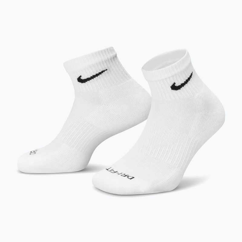 Socks Nike Everyday Plus Cushioned Ankle 3 pairs white/black 3