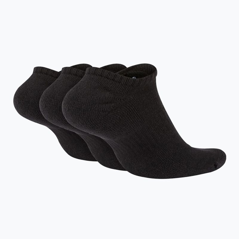 Nike Everyday Cushioned Training Socks 3 pairs black/white 2