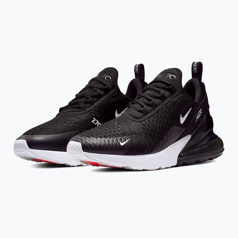 Men's shoes Nike Air Max 270 black/anthracite/white/solar red 10