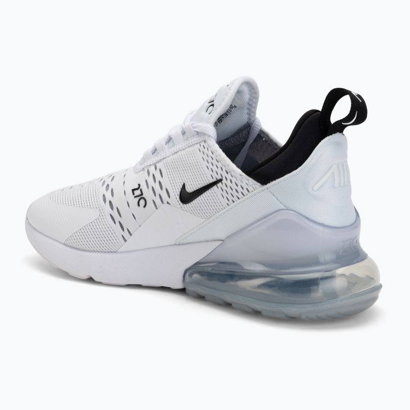 Men's shoes Nike Air Max 270 white/white/black 3