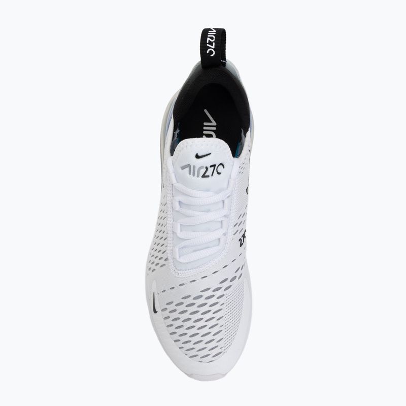 Men's shoes Nike Air Max 270 white/white/black 5