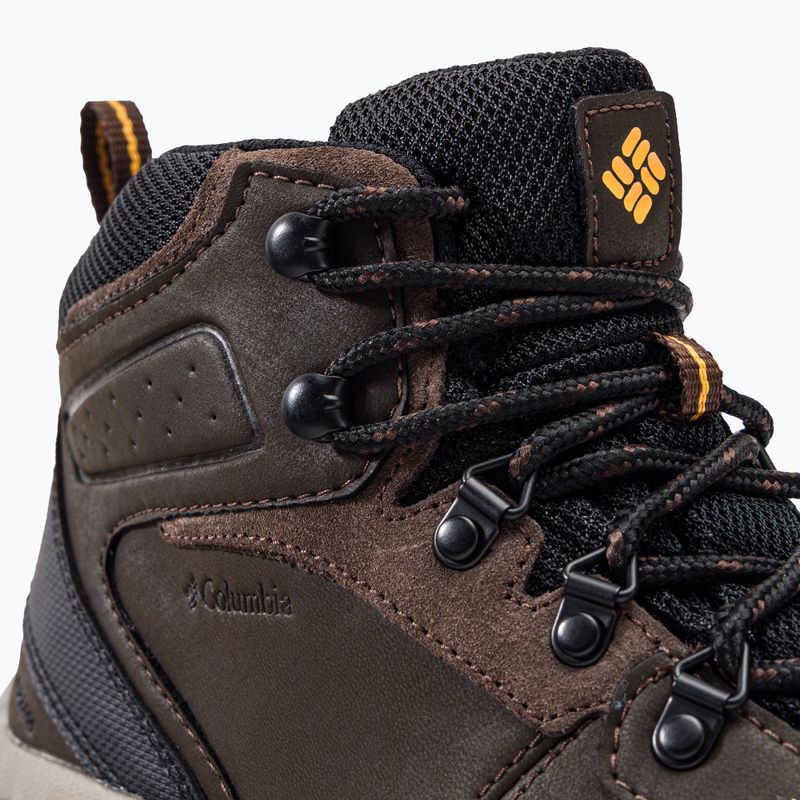 Columbia Newton Ridge Plus II Wp brown men's trekking boots 1594731 8