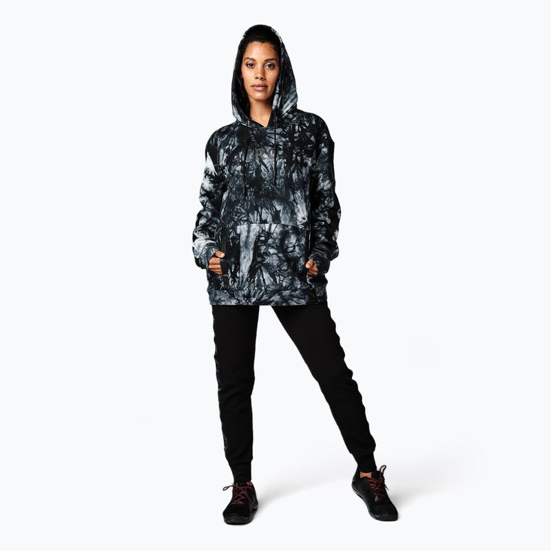 Women's STRONG ID Tie-Dye Pullover Hoodie Black Z2T00490 2