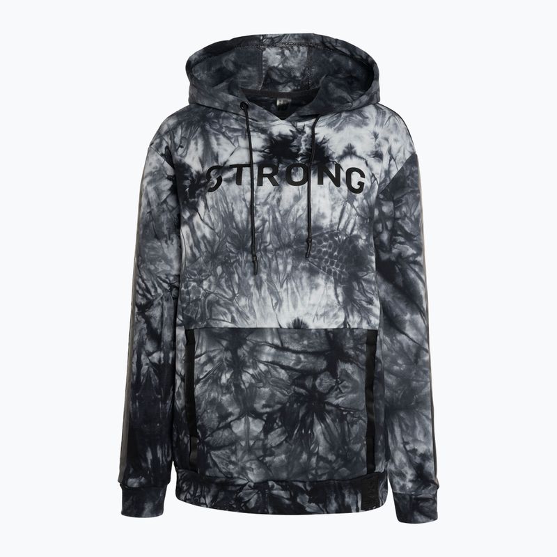 Women's STRONG ID Tie-Dye Pullover Hoodie Black Z2T00490 5