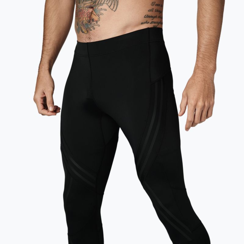 Men's STRONG ID Geometric Compression training leggings black Z2B00259 4