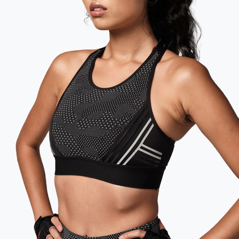 STRONG ID Make The Cut fitness bra black-grey Z1T02692 3