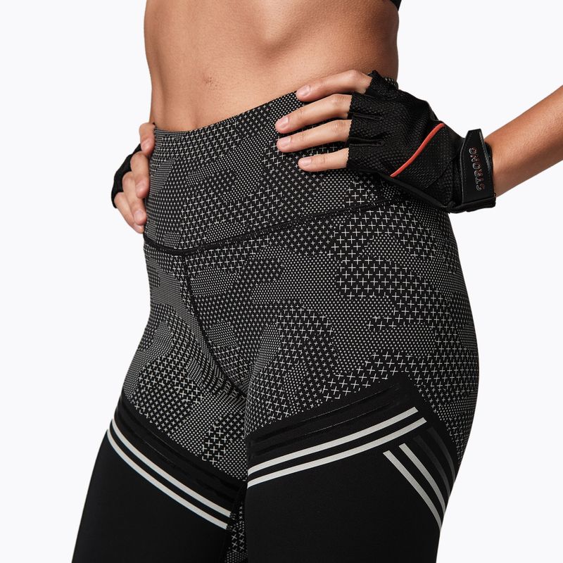 Women's leggings STRONG ID Performance black-grey Z1B01337 5