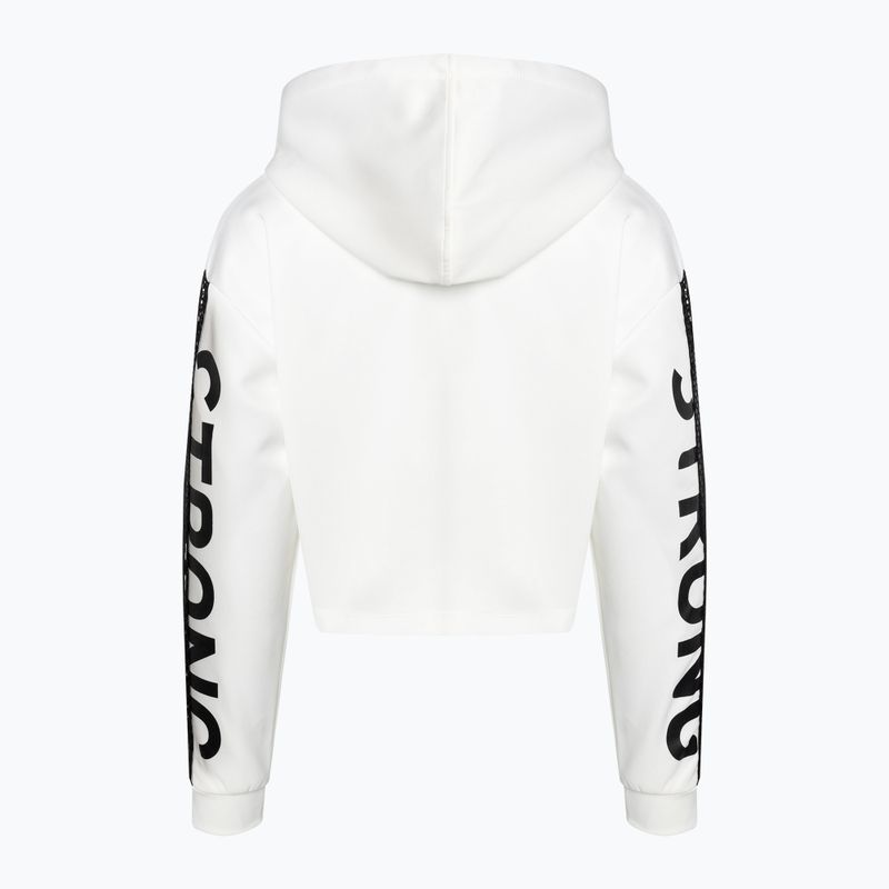 Women's STRONG ID Branded Crop sweatshirt white Z1T02502 7