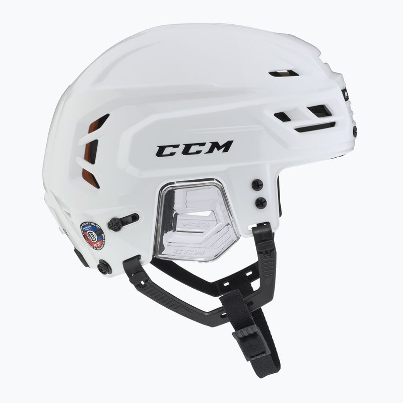 CCM Tacks 710 white hockey helmet 3
