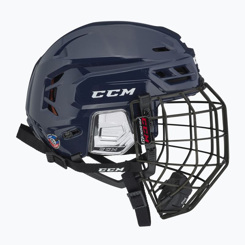 CCM Tacks 710 Combo hockey helmet navy 3