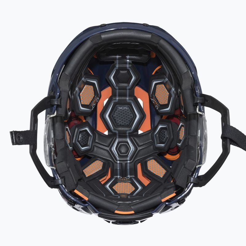 CCM Tacks 710 Combo hockey helmet navy 5