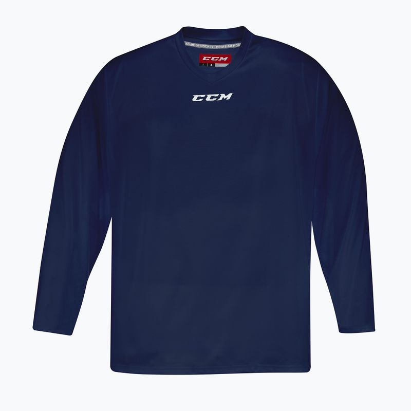 Children's longsleeve CCM 5000 JR Practice Jersey navy