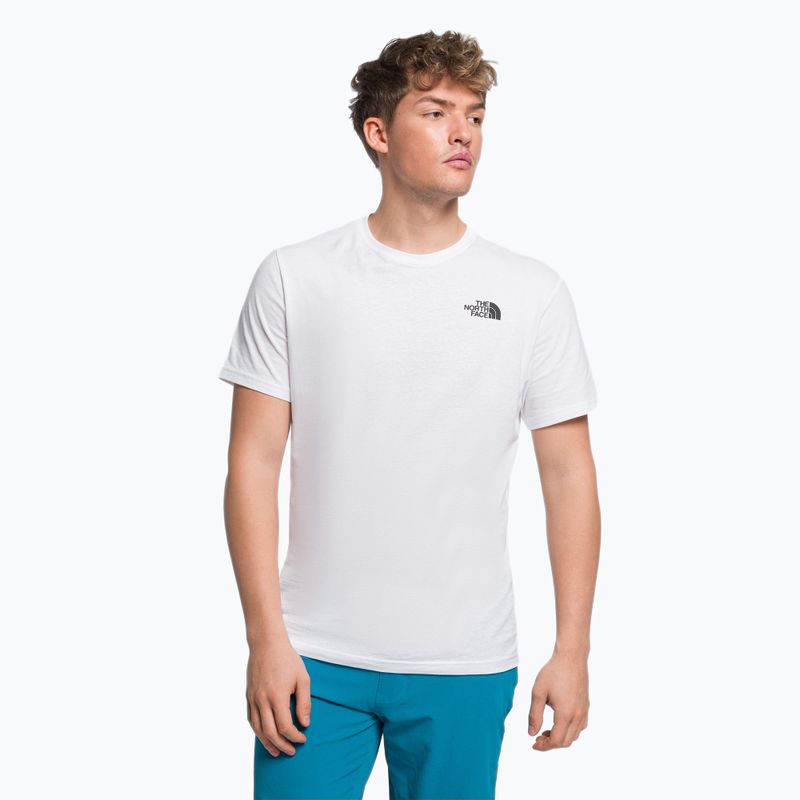 The North Face Redbox men's trekking t-shirt white NF0A2TX2FN41