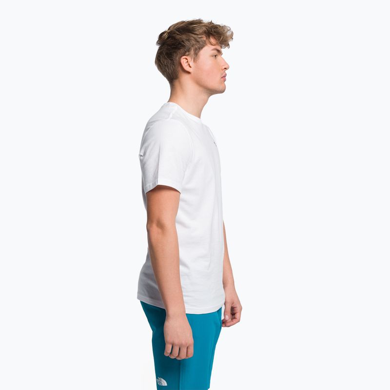 The North Face Redbox men's trekking t-shirt white NF0A2TX2FN41 3