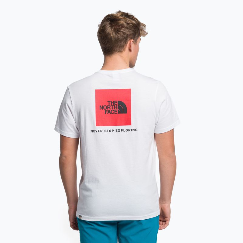 The North Face Redbox men's trekking t-shirt white NF0A2TX2FN41 4