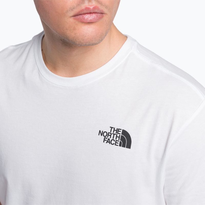The North Face Redbox men's trekking t-shirt white NF0A2TX2FN41 5