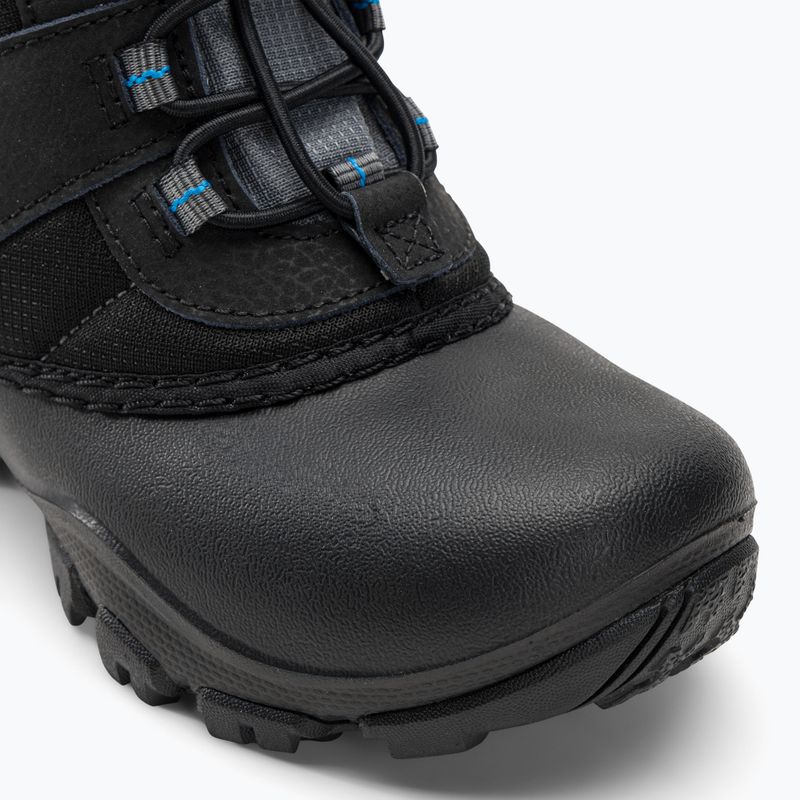 Columbia Rope Tow III WP Boy children's snow boots black/dark compass 7