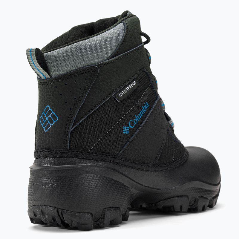 Columbia Rope Tow III WP Boy children's snow boots black/dark compass 9