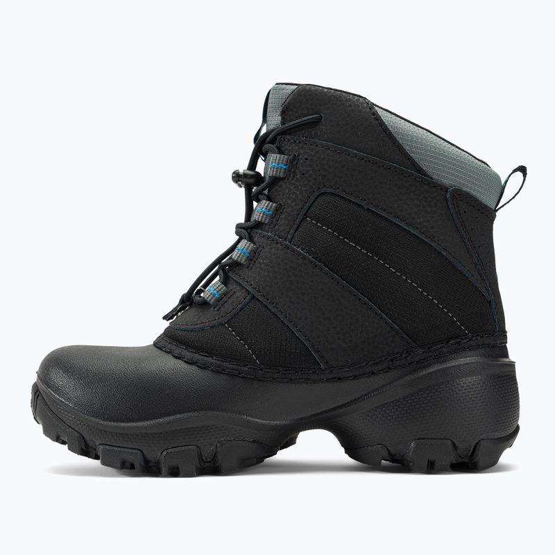 Columbia Rope Tow III WP Boy children's snow boots black/dark compass 10