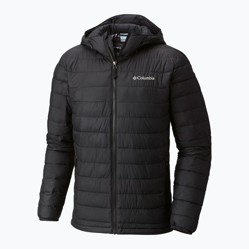 Columbia Powder Lite Hooded men's down jacket black 1693931