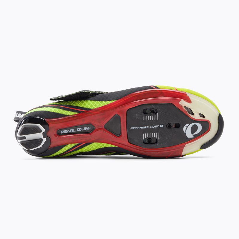 Men's PEARL iZUMi Tri Fly PRO V3 triathlon shoes yellow 153170014XH41.0 4