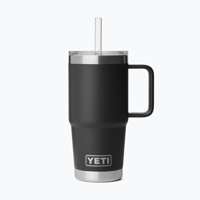 Thermal mug YETI Rambler Straw 739 ml black