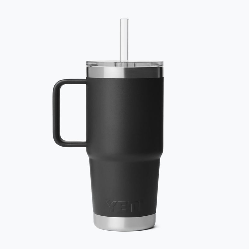 Thermal mug YETI Rambler Straw 739 ml black 2