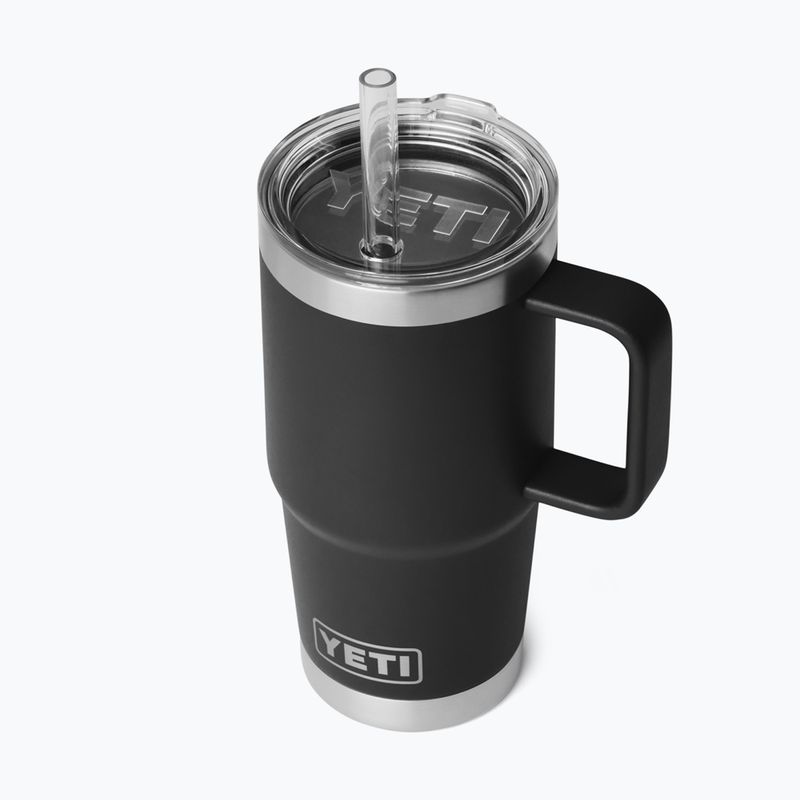 Thermal mug YETI Rambler Straw 739 ml black 3