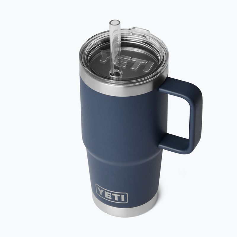 Thermal mug YETI Rambler Straw 739 ml navy 3