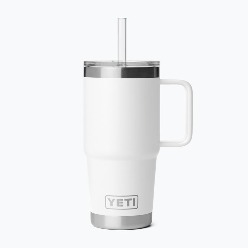 Thermal mug YETI Rambler Straw 739 ml white
