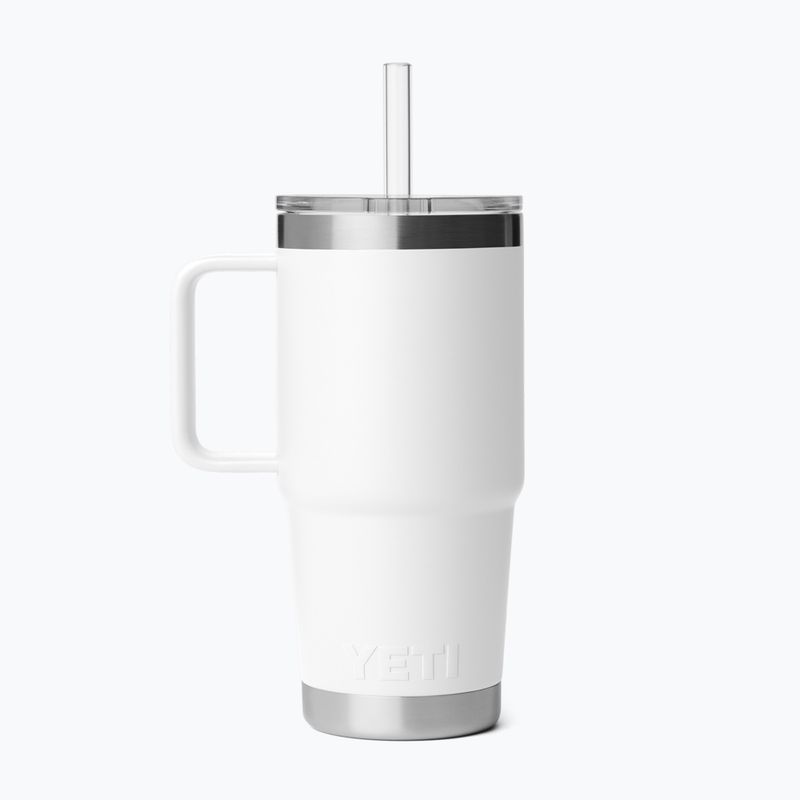 Thermal mug YETI Rambler Straw 739 ml white 2