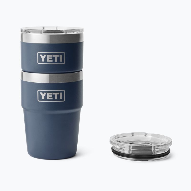 Thermos bottle YETI Rambler Stackable 473 ml navy 4