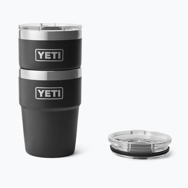 Thermos bottle YETI Rambler Stackable 473 ml black 4